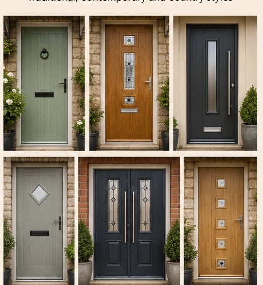 Selection of composite door styles